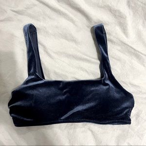 Aerie Velvet Bikini Top
